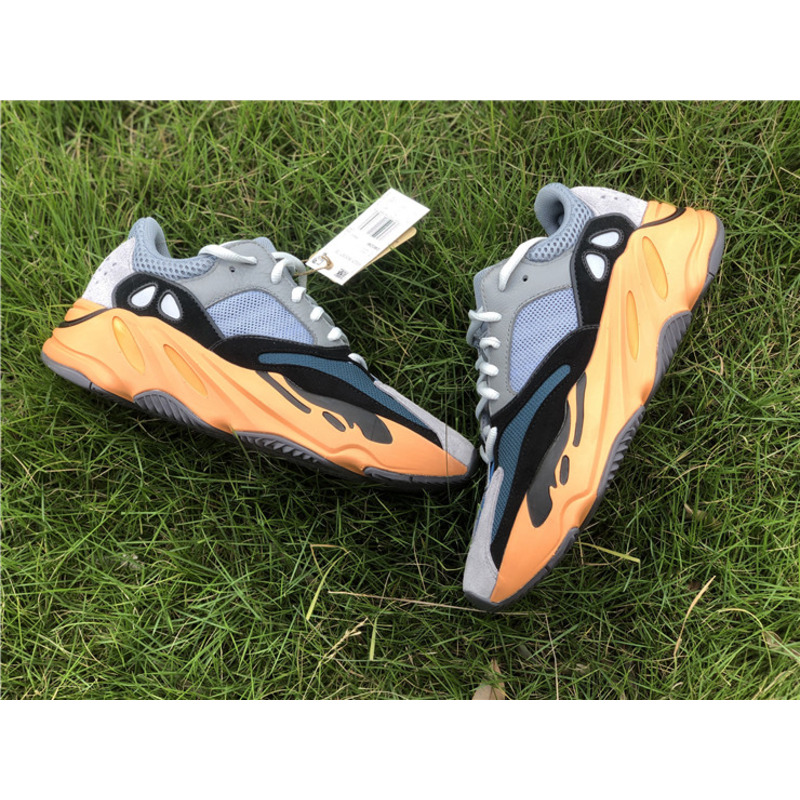 Ad*s yeezy 700 gray blue orange gw0296 sneakers men women