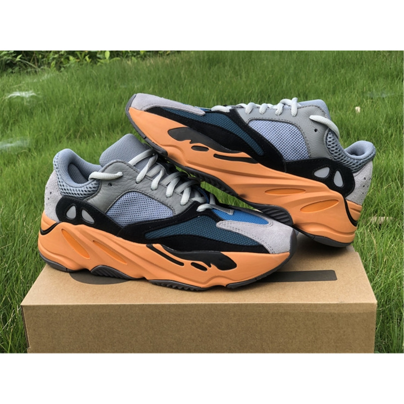 Ad*s yeezy 700 gray blue orange gw0296 sneakers men women