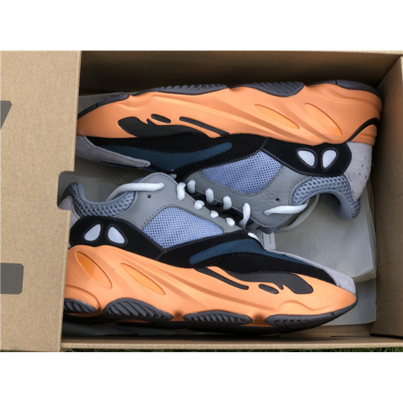 Ad*s yeezy 700 gray blue orange gw0296 sneakers men women