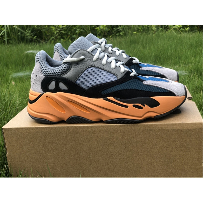 Ad*s yeezy 700 gray blue orange gw0296 sneakers men women