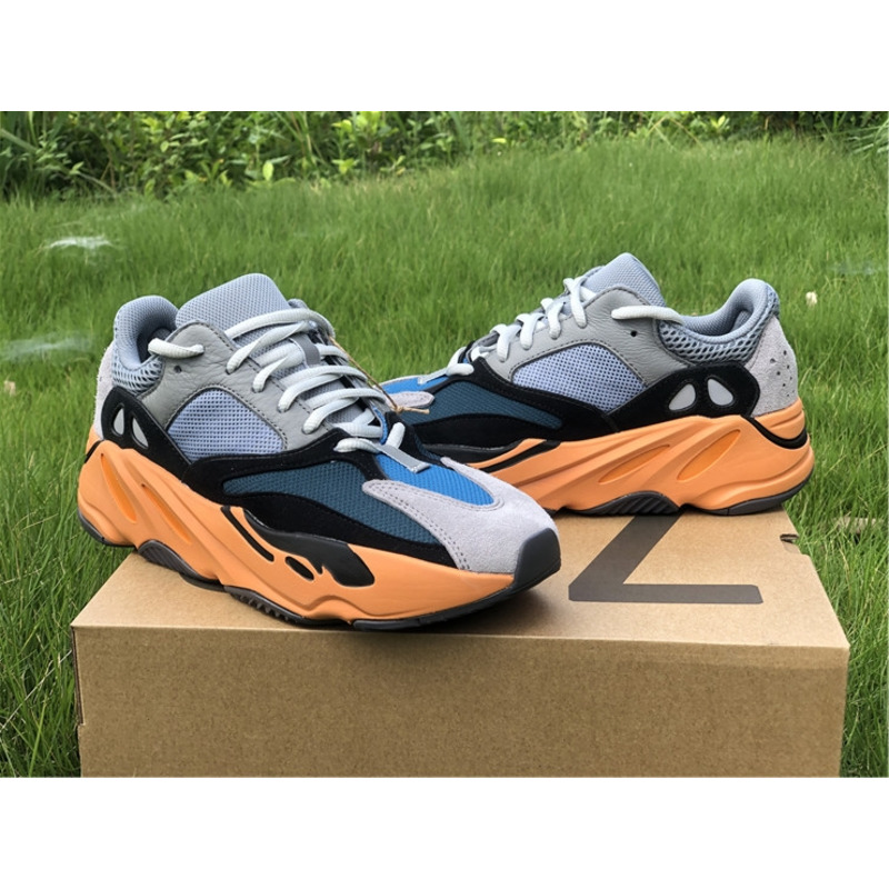 Ad*s yeezy 700 gray blue orange gw0296 sneakers men women