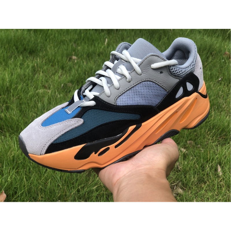 Ad*s yeezy 700 gray blue orange gw0296 sneakers men women