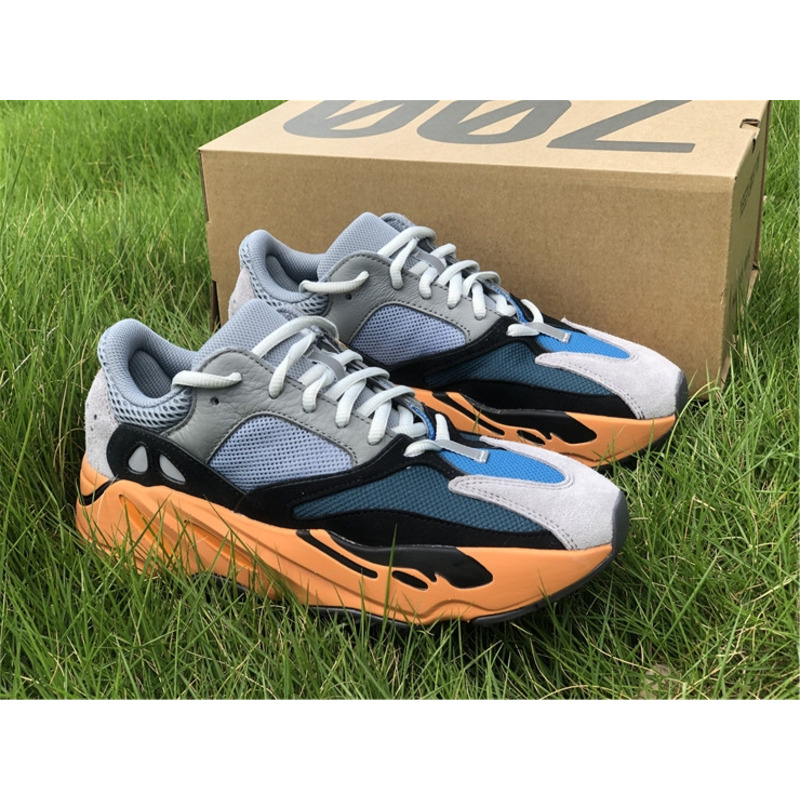 Ad*s yeezy 700 gray blue orange gw0296 sneakers men women