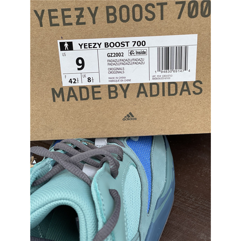 Ad*s yeezy 700 light gray blue gz 2002 sneakers men women