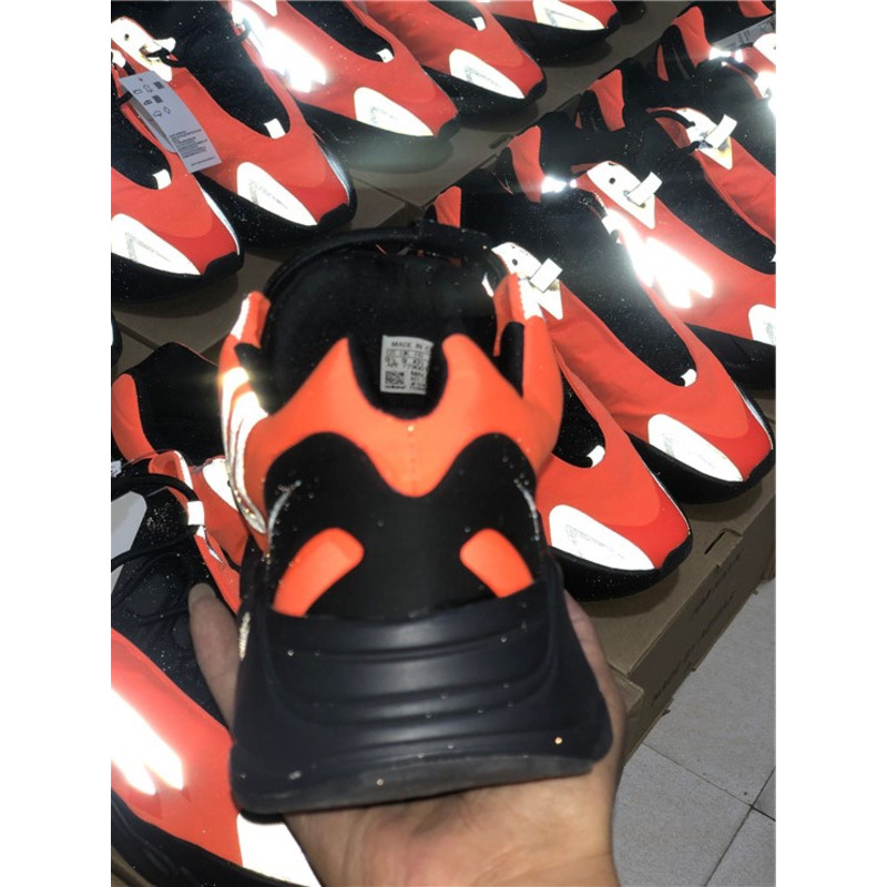 Ad*s yeezy 700 mnvn black orange fv3258 sneakers men women