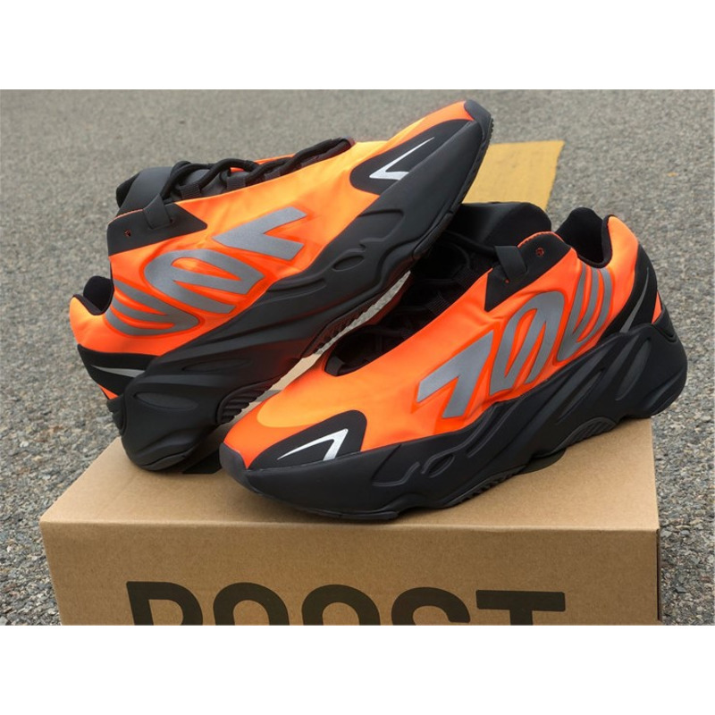 Ad*s yeezy 700 mnvn black orange fv3258 sneakers men women