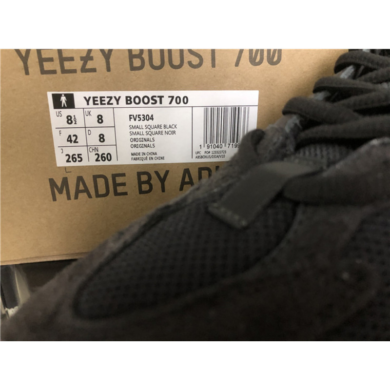 Ad*s yeezy 700 rubber black fv 5304 sneakers men women