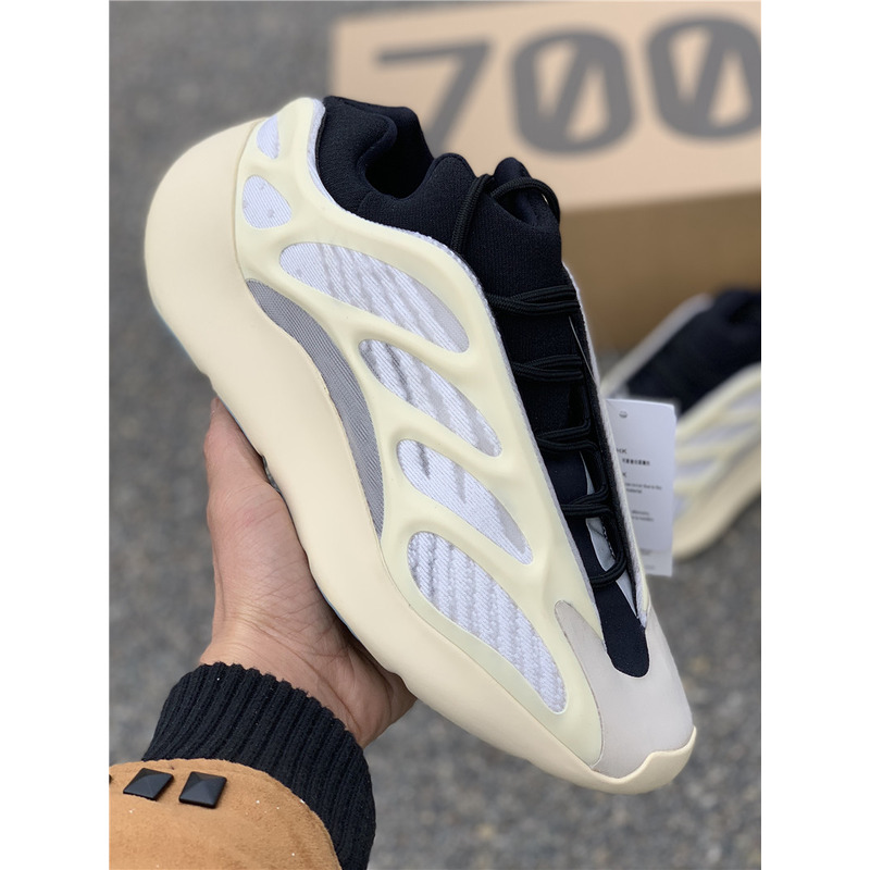 Ad*s yeezy 700 v3 azael milky white black fw4980 sneakers men women