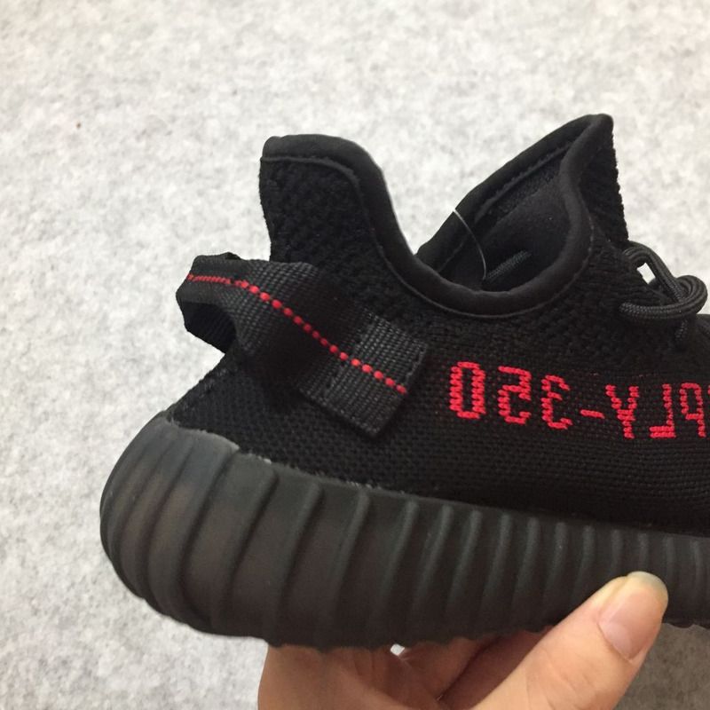 Ad*s yeezy boost 350 v2 black red real cp9652 sneaker men women