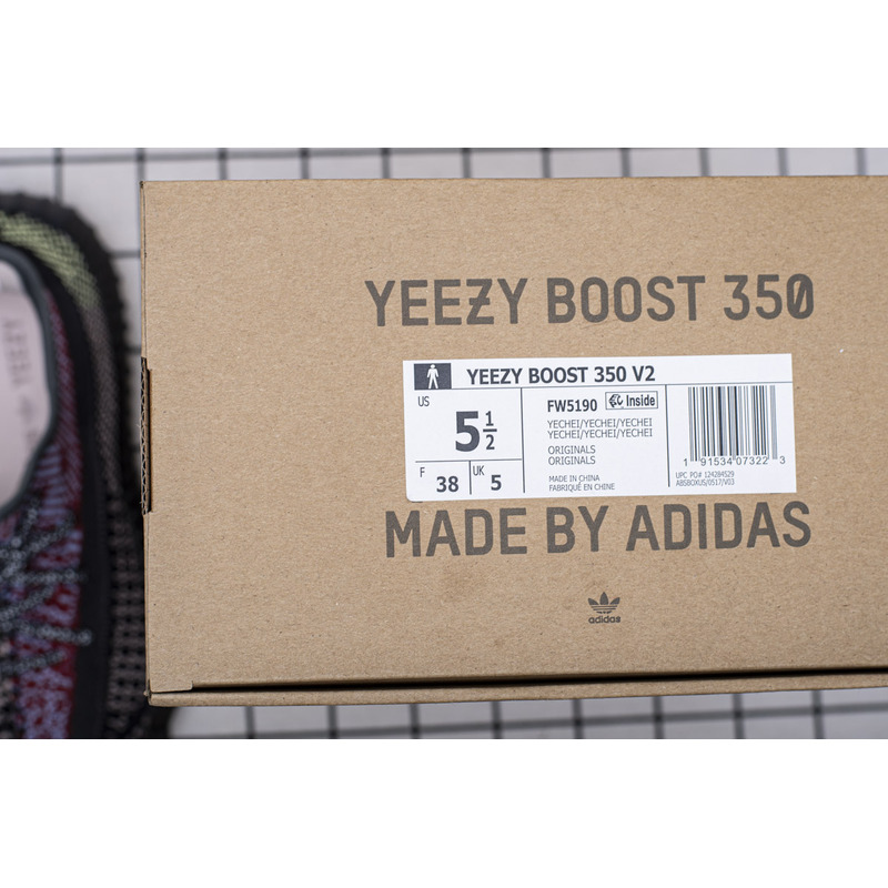 Ad*s yeezy boost 350 v2 "yecheil"basf fw5190 sneaker men women