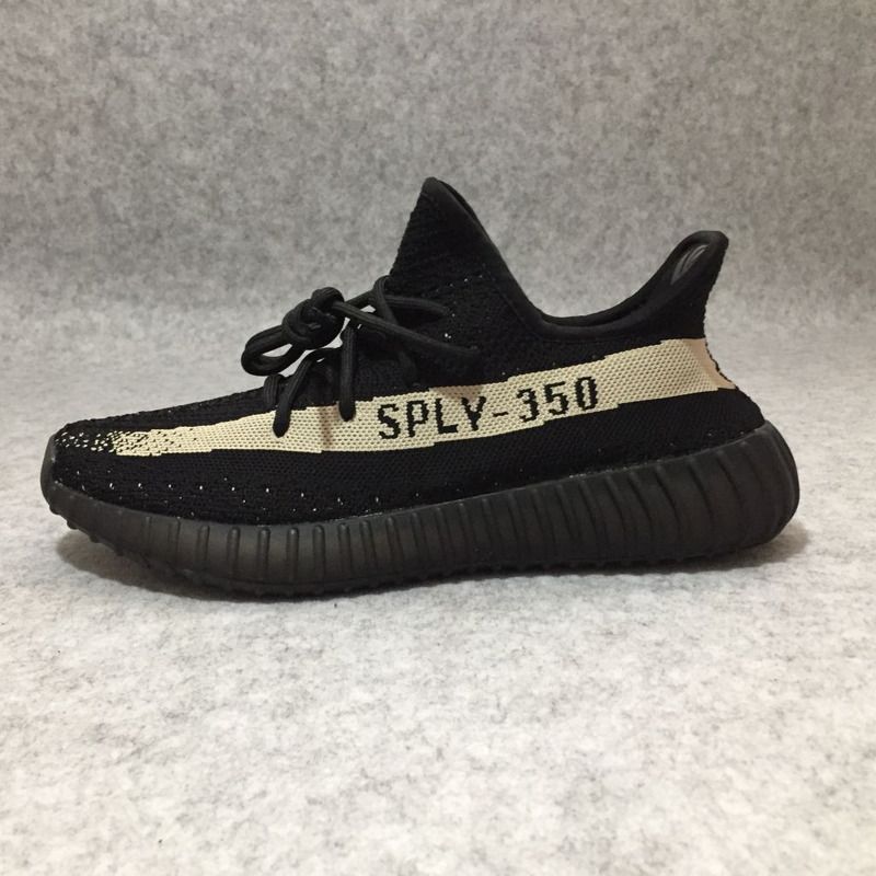 Ad*s yeezy boost 350 v2 core black white by1604 sneaker men women