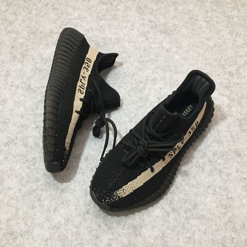 Ad*s yeezy boost 350 v2 core black white by1604 sneaker men women