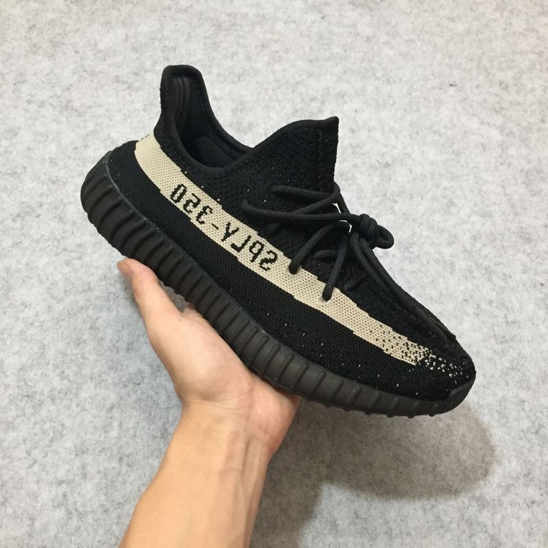 Ad*s yeezy boost 350 v2 core black white by1604 sneaker men women