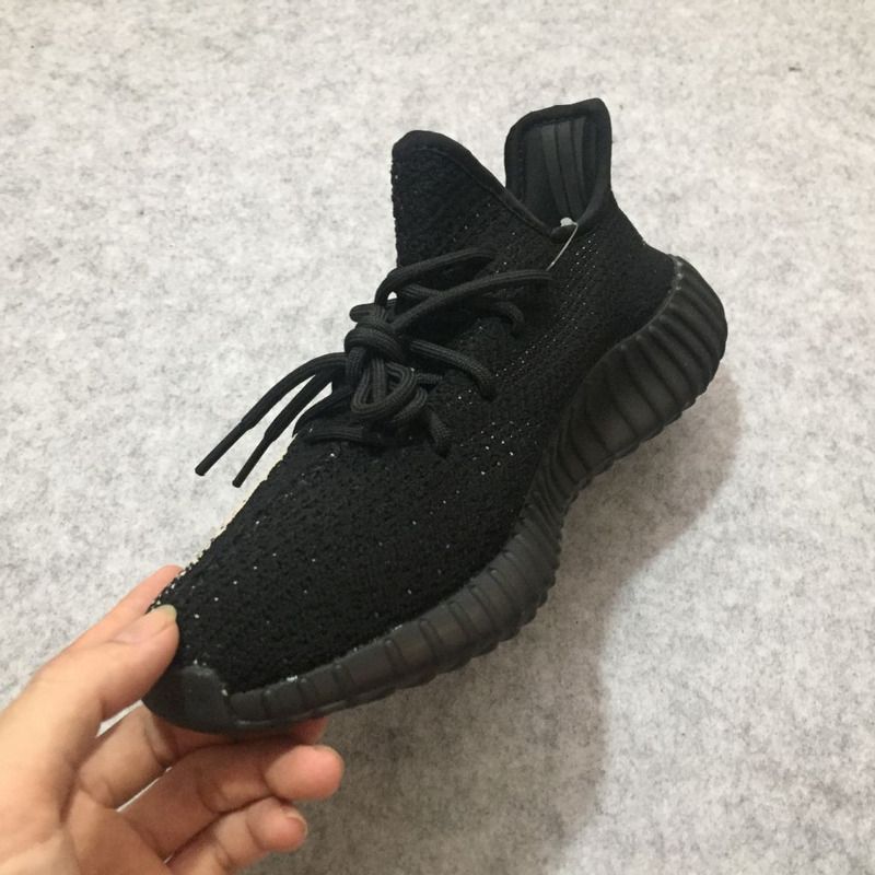 Ad*s yeezy boost 350 v2 core black white by1604 sneaker men women