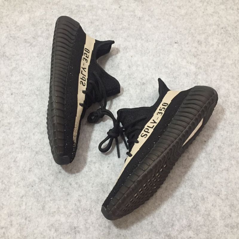 Ad*s yeezy boost 350 v2 core black white by1604 sneaker men women