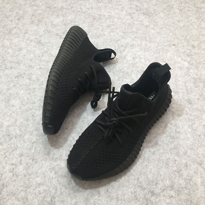 Ad*s yeezy boost 350 v3 triple black blade real sneaker men women