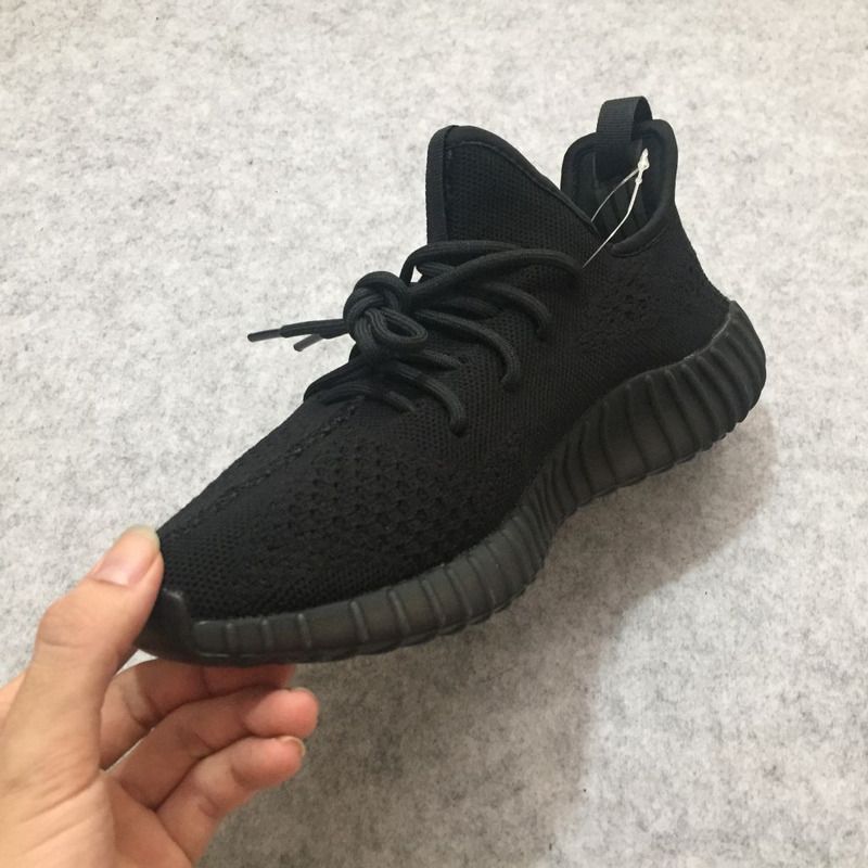 Ad*s yeezy boost 350 v3 triple black blade real sneaker men women