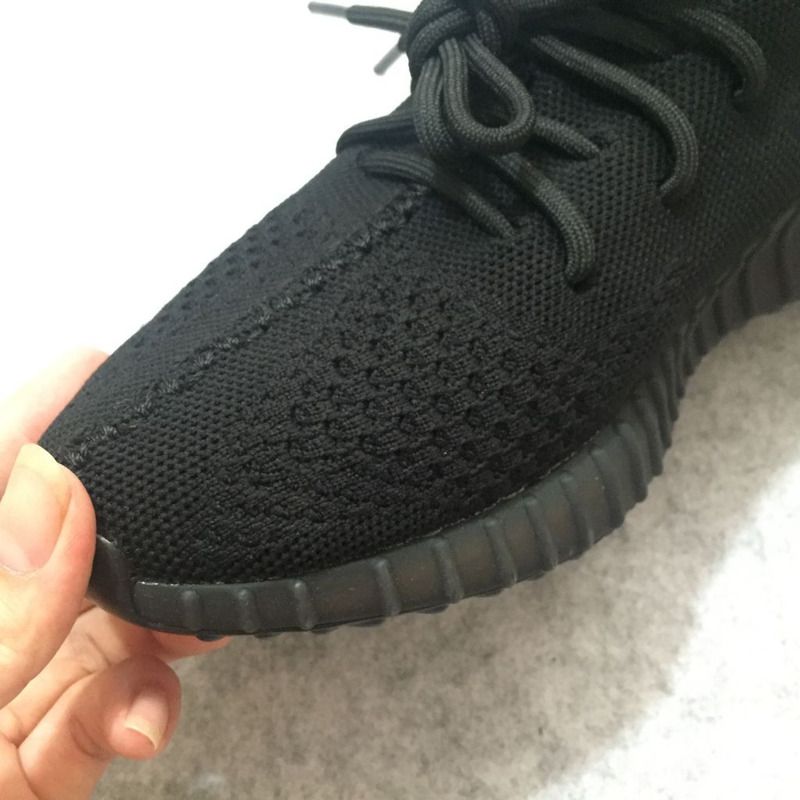 Ad*s yeezy boost 350 v3 triple black blade real sneaker men women