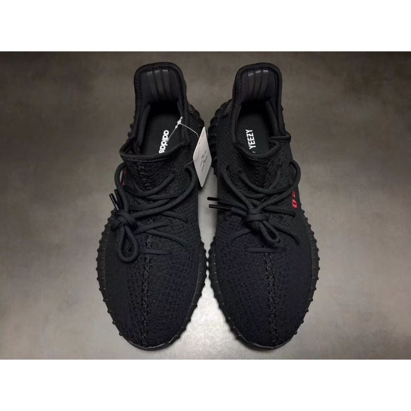 Ad*s yeezy 350 v2 boost black red cp9652 sneakers men women