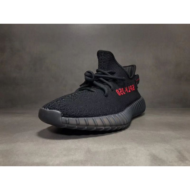 Ad*s yeezy 350 v2 boost black red cp9652 sneakers men women