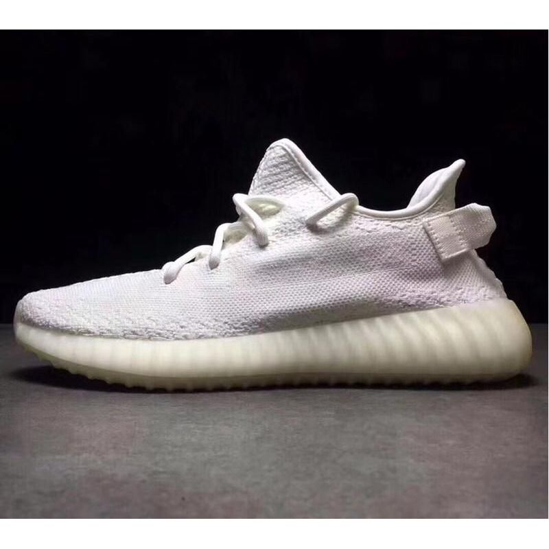 Ad*s yeezy 350 v2 boost pure white cp9366 sneakers men women