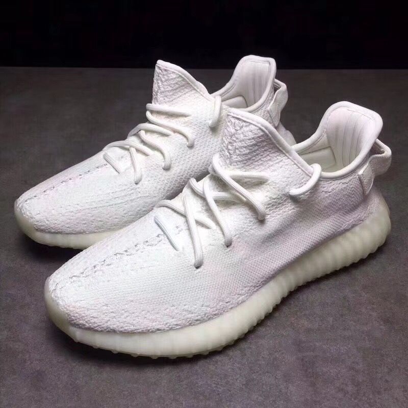 Ad*s yeezy 350 v2 boost pure white cp9366 sneakers men women