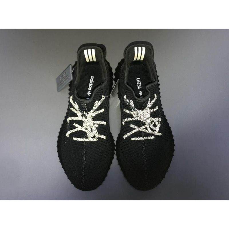 Ad*s yeezy boost 350 v2 black fu9006 sneakers men women