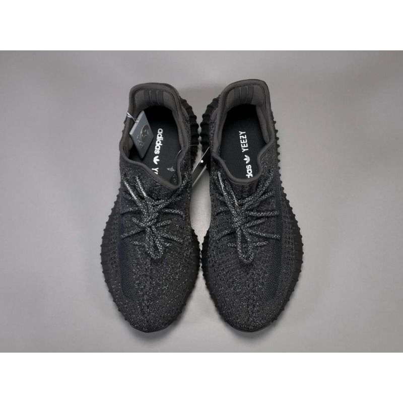 Ad*s yeezy boost 350 v2 black static fu9007 sneakers men women