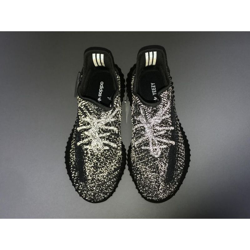 Ad*s yeezy boost 350 v2 black static fu9007 sneakers men women