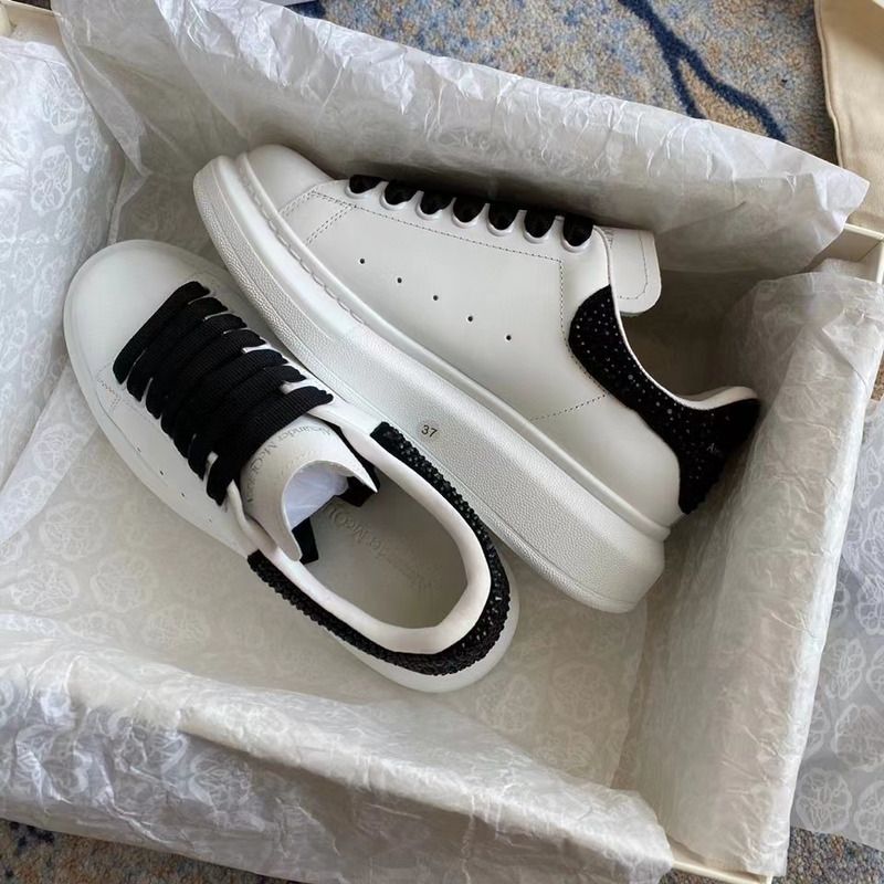 Alexander McQueen Low-Top Air Platform Leather Sneakers