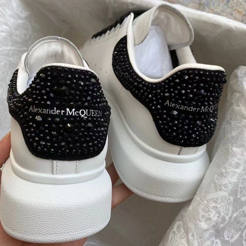 Alexander McQueen Low-Top Air Platform Leather Sneakers