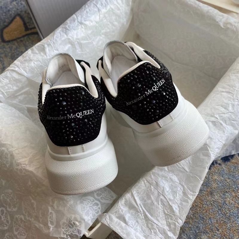 Alexander McQueen Low-Top Air Platform Leather Sneakers