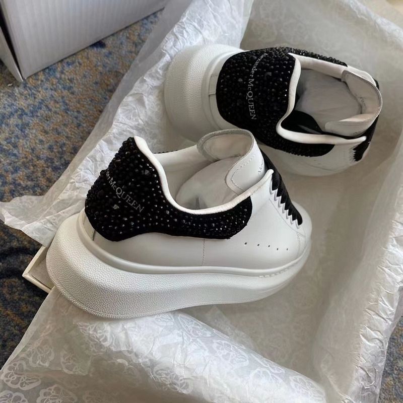 Alexander McQueen Low-Top Air Platform Leather Sneakers