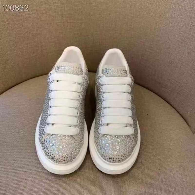 Alexander McQueen Silver Sneakers