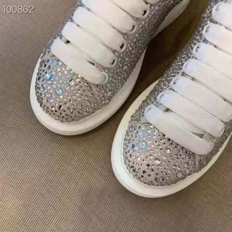 Alexander McQueen Silver Sneakers