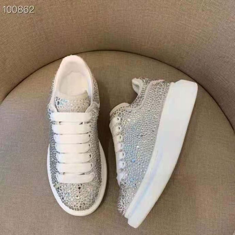 Alexander McQueen Silver Sneakers