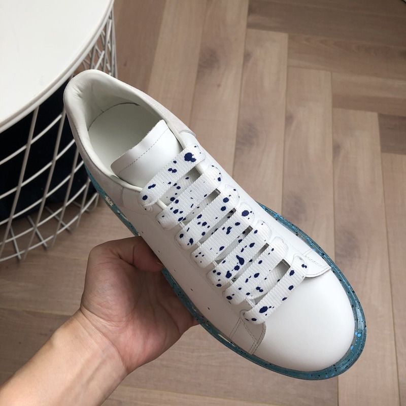 Alexander McQueen Air Platform Leather Sneakers