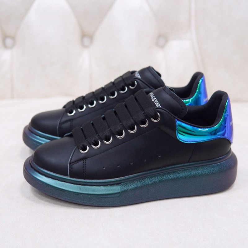 Alexander McQueen Air Platform Leather Sneakers