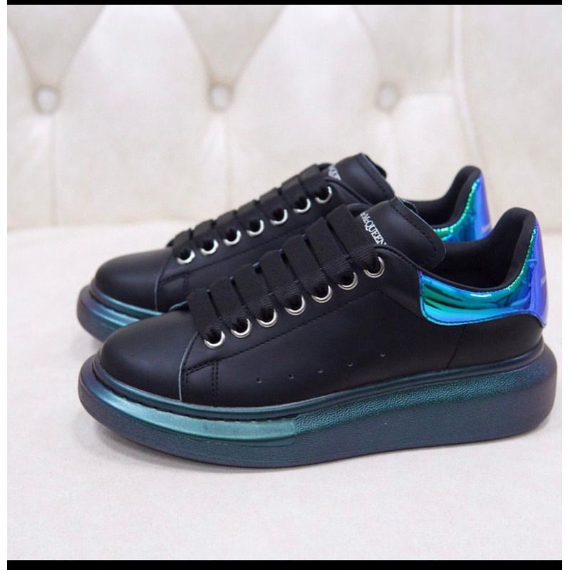 Alexander McQueen Air Platform Leather Sneakers