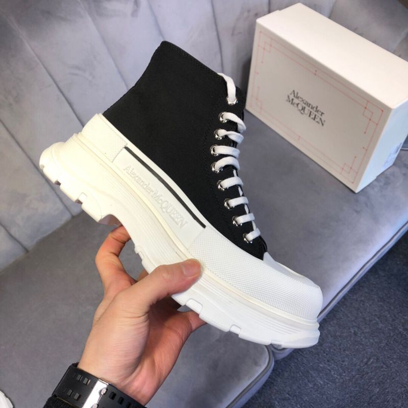 Alexander McQueen Tread Slick Platform High Sneakers