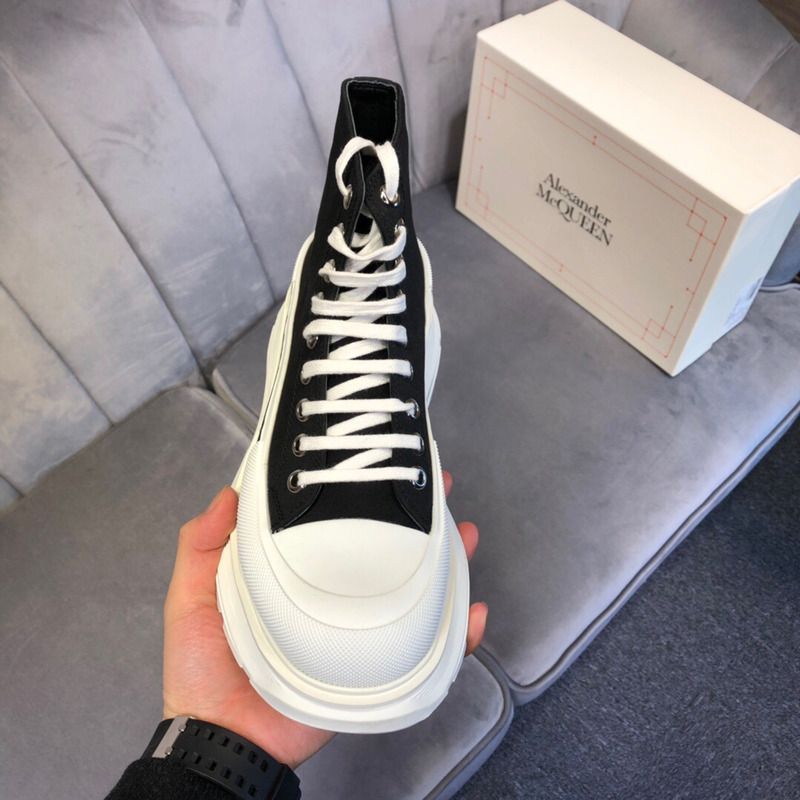 Alexander McQueen Tread Slick Platform High Sneakers