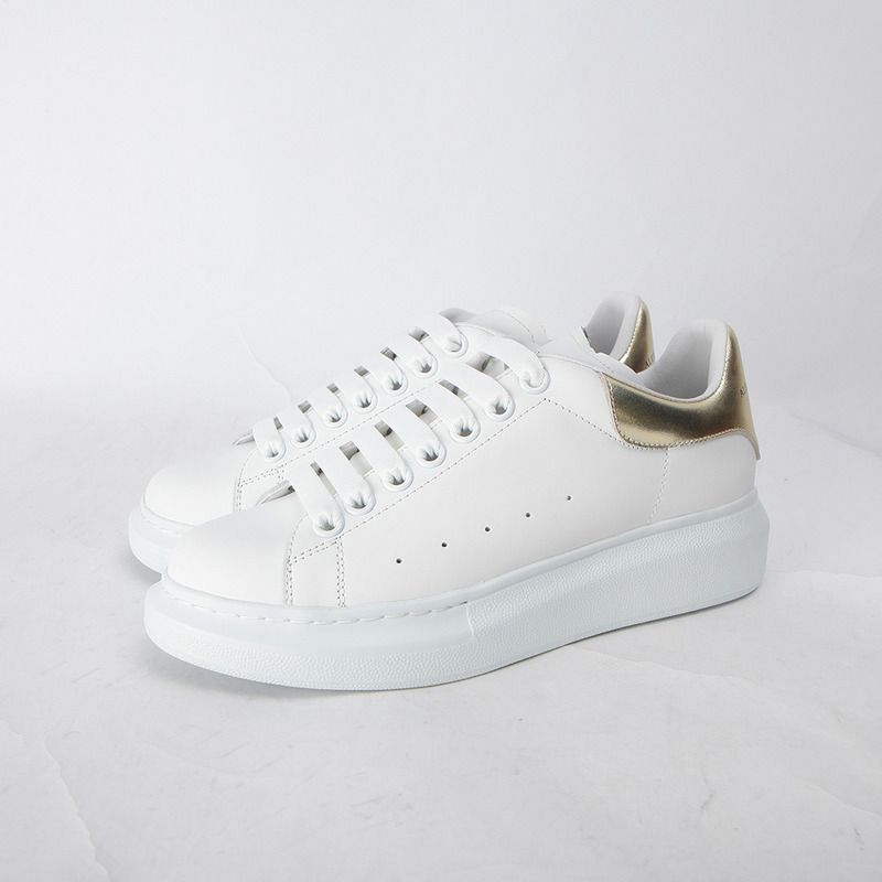 Alexander McQueen Sneaker(Gold Leather Back)