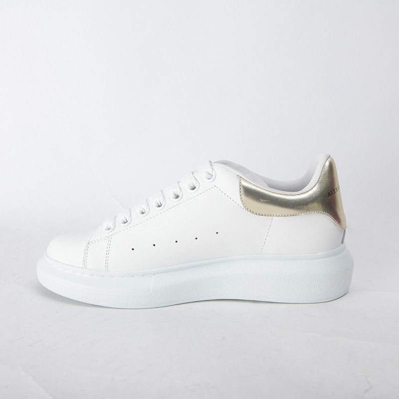 Alexander McQueen Sneaker(Gold Leather Back)