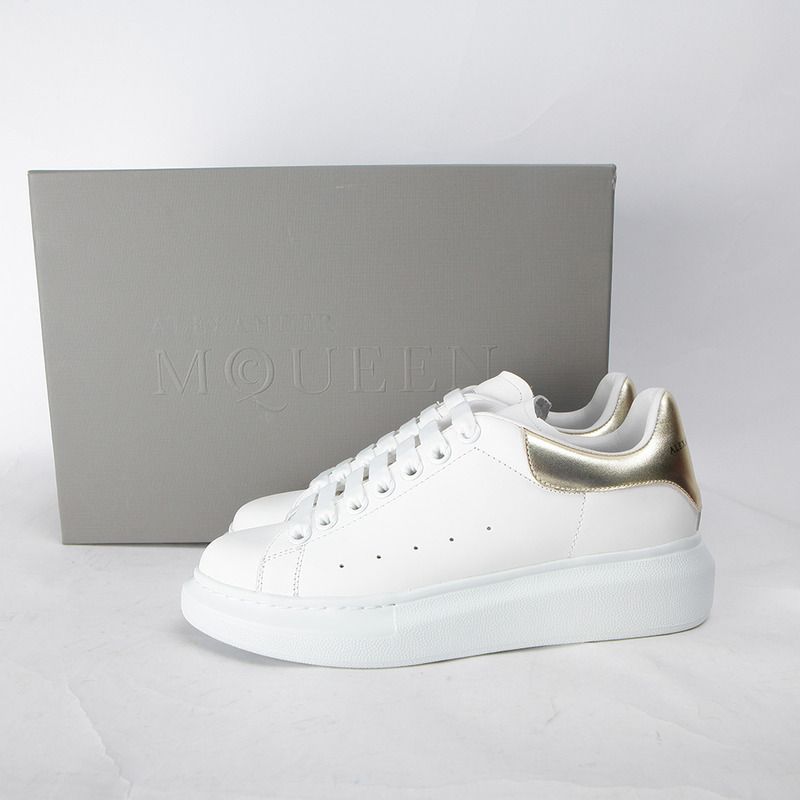 Alexander McQueen Sneaker(Gold Leather Back)