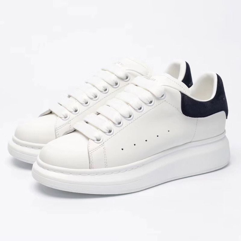 Alexander McQueen Silver Print Sneaker(Suede Black Back)