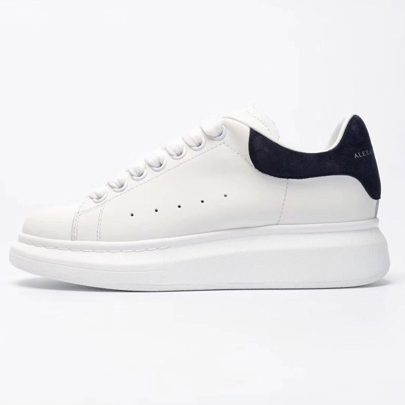 Alexander McQueen Silver Print Sneaker(Suede Black Back)