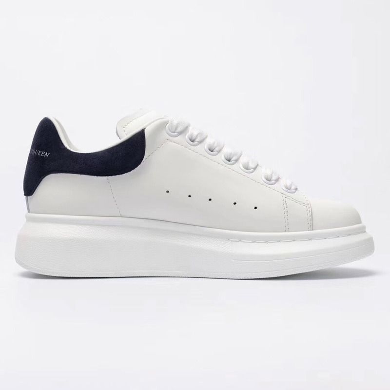 Alexander McQueen Silver Print Sneaker(Suede Black Back)