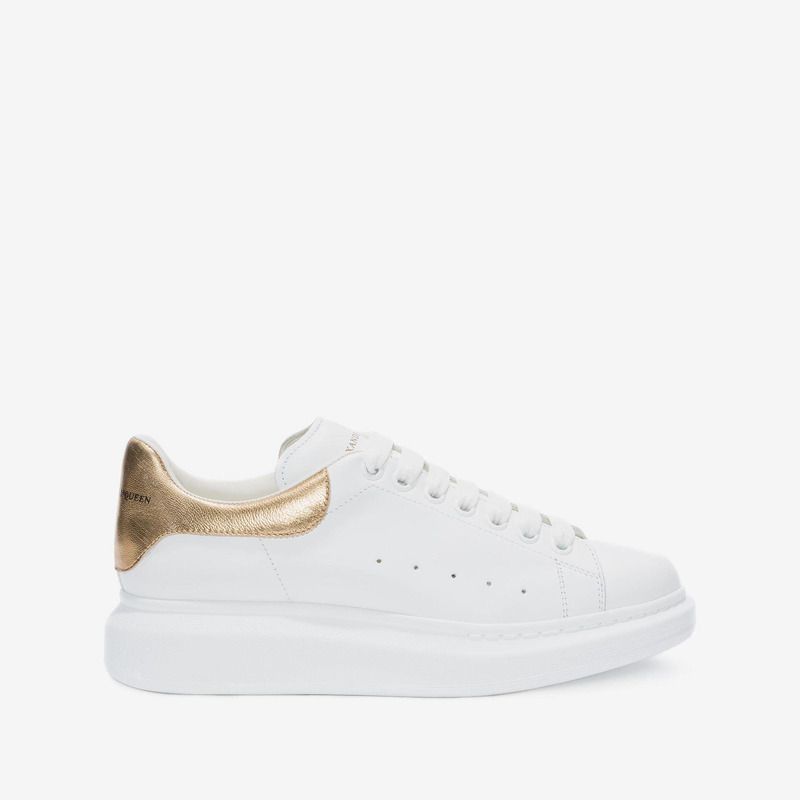 ALEXANDER MCQUEEN LIGHT GOLD/WHITE SNEAKER