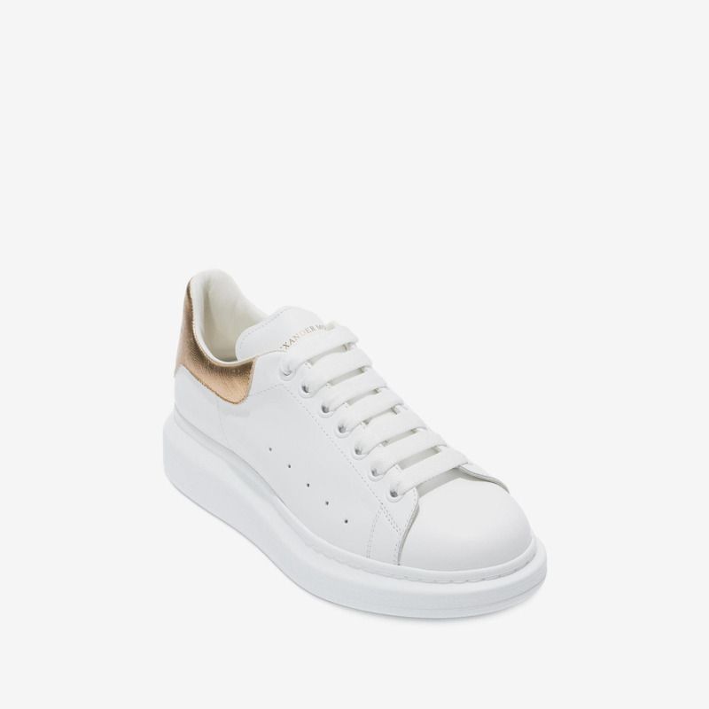 ALEXANDER MCQUEEN LIGHT GOLD/WHITE SNEAKER