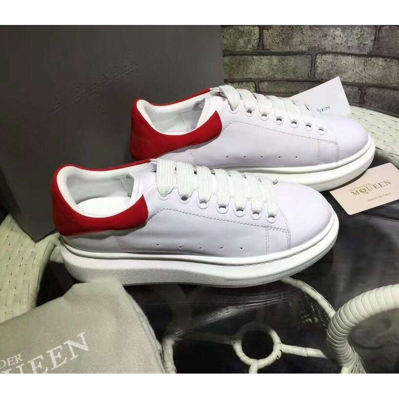 Alexander McQueen  White And Red Sneakers